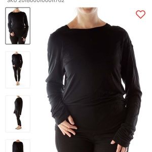 Versace Embroidered Black Top